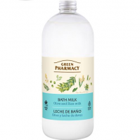 GREEN PHARMACY Kremowy płyn do kapieli Oliwki i Mleko ryżowe 1000 ml