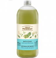 GREEN PHARMACY Pianka do kąpieli Oliwki i Mleko ryżowe 1000 ml