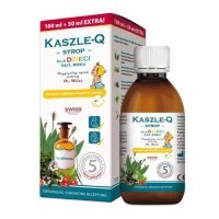 KASZLE-Q Syrop dla dzieci od 1. roku życia na kaszel 150 ml