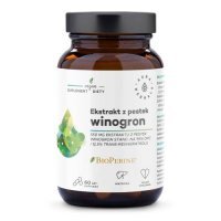 AURA HERBALS Ekstrakt z pestek winogron 550 mg, 60 kaps.