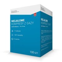 BIOCANTO Kompresy Niejałowe 17-nitkowe 8-warstwowe 10cm x 10cm, 100 szt.