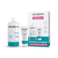 ELODERM Emulsja do kąpieli 400 ml + Krem aktywny 75 ml