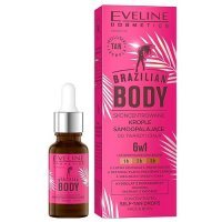 EVELINE BRAZILIAN BODY Skoncentrowane krople samoopalające do twarzy i ciała, 18 ml