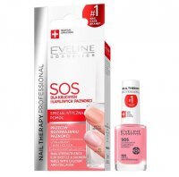EVELINE NAIL THERAPY Odżywka SOS wzmacniająca z wapniem i kolagenem 12ml