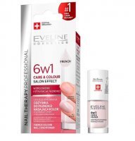 EVELINE NAIL THERAPY Skoncentrowana odżywka do paznokci 6 w 1 nadająca kolor FRENCH