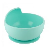 CANPOL BABIES Silikonowa miseczka z przyssawką 330 ml 51/400 turkusowa