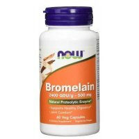 NOW FOODS Bromelain 500mg 60 kapsułek