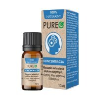 PUREO KONCENTRACJA Mieszanka naturalnych olejków eterycznych Eukaliptus, mięta, jodła i lawenda 10ml