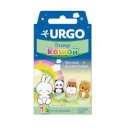 URGO KAWAII Tattoo Dressings 3+ plastry dla dzieci 16 sztuk