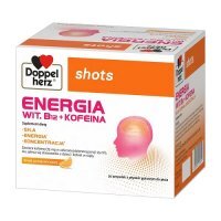 DOPPELHERZ shots ENERGIA płyn 20 ampułek po 25 ml