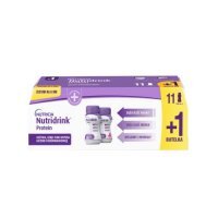 NUTRIDRINK PROTEIN Multipack 12szt: płyn o smaku ow. leśnych 8x125 ml+neutralny 4x125 ml