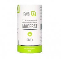 PLON PHARM Olej CBD+ Macerat 11% naturalnych fitokannabinoidów 10 ml