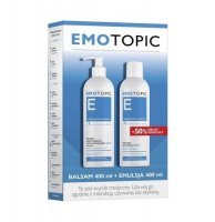 PHARMACERIS EMOTOPIC MED+ ZESTAW emulsja 400 ml + balsam 400 ml