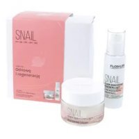 FLOSLEK SNAIL ZESTAW Elixir regenerujący 30 ml + Krem odbudowujący 50 ml