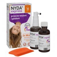 NYDA EXPRESS aerozol przeciw wszom i gnidom 2 x 50 ml