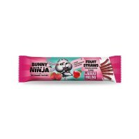 BUNNY NINJA FRUIT STRAWS Przekąska w formie cienkich pałeczek o smaku jabłko malina 16 g