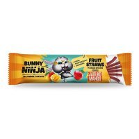 BUNNY NINJA FRUIT STRAWS Przekąska w formie cienkich pałeczek o smaku jabłko mango 16 g