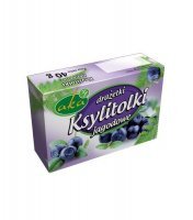 KSYLITOLKI drażetki pudrowe jagodowe bez cukru 40 g AKA