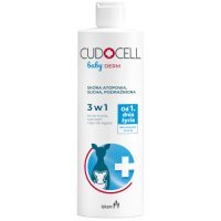 CUDOCELL BABY DERM Żel do mycia, Szampon i Płyn do kąpieli 3w1 skóra atopowa 400 ml