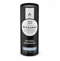 BEN & ANNA Naturalny dezodorant na bazie sody URBAN BLACK sztyft, 40 g