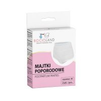 BOCIOLAND Majtki poporodowe siateczkowe rozmiar M 2 sztuki