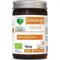 BeOrganic BIO Kurkuma TRAWIENIE 500 mg 50 kapsułek