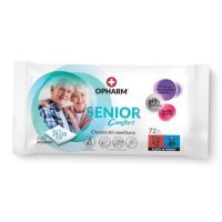OPHARM SENIOR COMFORT Chusteczki nawilżające 72 sztuki
