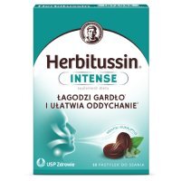 Herbitussin Intense Mentol i Eukaliptus, 10 pastylek do ssania