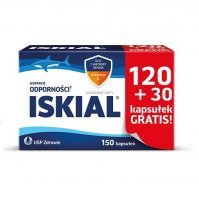 ISKIAL olej z wątroby rekina z witaminą D 150 kapsułek