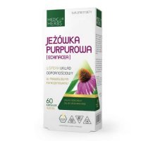 MEDICA HERBS Jeżówka purpurowa (Echinacea) 420 mg, 60 kaps.