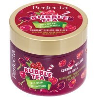 PERFECTA BUBBLE TEA Cukrowy peeling do ciała WILD CHERRY 300 ml