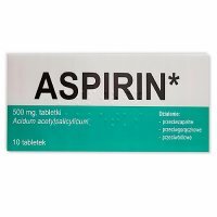 Aspirin 500 mg, 10 tabletek (DELFARMA)
