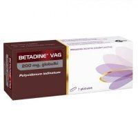 BETADINE VAG 200 mg 7 globulek dopochwowych  L!