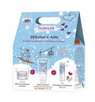 FLOSLEK WINTER CARE Zestaw zimowy krem ochronny 50 ml + krem przeciwsłoneczny 30 ml + pomadka 4 g
