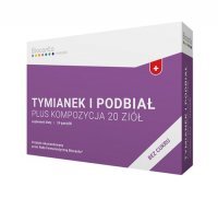 BIOCANTO Tymianek i Podbiał plus kompozycja ziół bez cukru, 24 pastylek