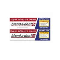 BLEND-A-DENT COMPLETE EXTRA STARK ORIGINAL Klej do protez zębowych 2 x 47 g