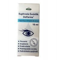 EUPHRASIA Świetlik krople do oczu 10 ml DELFARMA