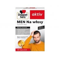 DOPPELHERZ AKTIV MEN Na włosy 30 kapsułek