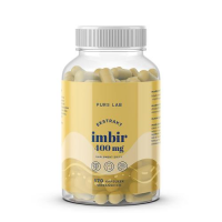 PURE LAB Ekstrakt z imbiru 400 mg 170 kapsułek