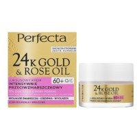 PERFECTA 24K GOLD&ROSE OIL Luksusowy krem przeciwzmarszczkowy na dzień i na noc 60+ 50 ml
