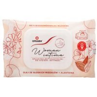 OPHARM WOMAN INTIMA Nawilżane chusteczki do higieny intymnej 24 sztuki