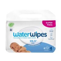 JACK N'JILL WaterWipes BIO Chusteczki nasączone czystą wodą 4x60 sztuk