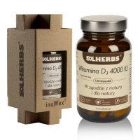 Solherbs Witamina D3 4000 IU, 120 kaps.