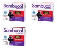 SAMBUCOL EXTRA STRONG 30 kapsułek x 3 opakowania