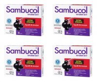 SAMBUCOL EXTRA STRONG 30 kapsułek x 4 opakowania