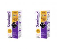 SAMBUCOL JUNIOR płyn 120 ml x 2 opakowania