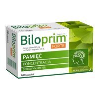NORIS PHARMA Biloprim Forte pamięć, 60 kaps.