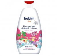 BOBINI FUN Kolorowy płyn do kąpieli i zabawy RÓŻOWA WODA 500 ml
