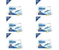 ISKIAL olej z wątroby rekina z witaminą D 120 kapsułek x 6 opakowań