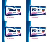 ISKIAL JUNIOR 30 kapsułek do żucia x 4 opakowania
